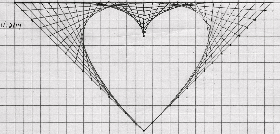 Line art of a heart.